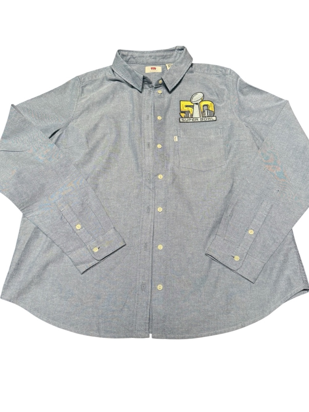 Levi's Super Bowl 50 button down